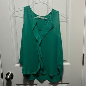 Green Flowy Tank